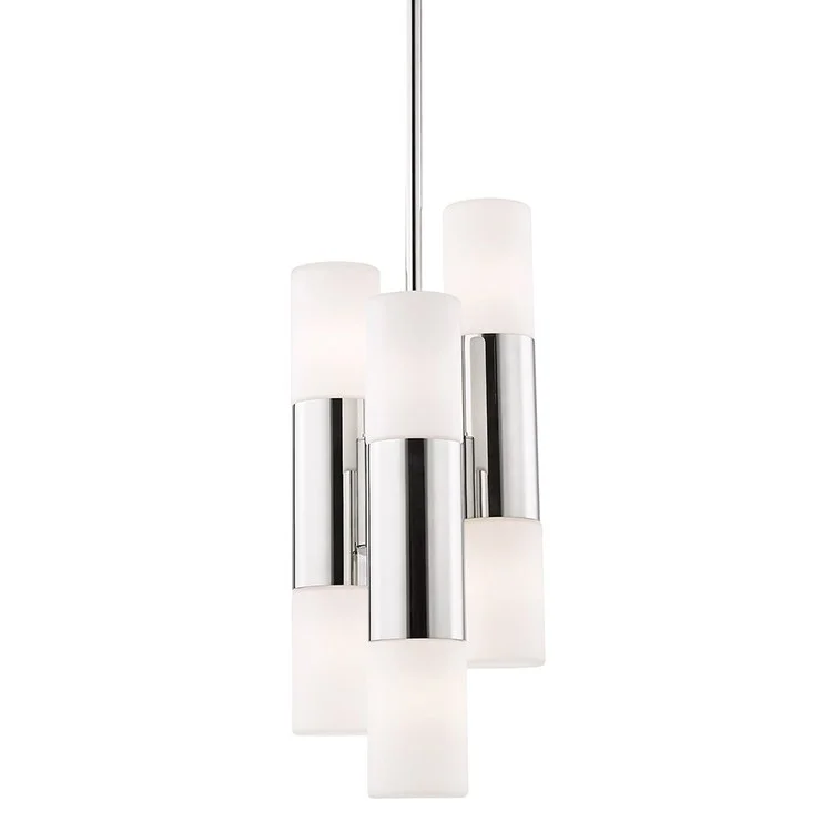 Art Deco Ceiling Lights with Geometric Patterns and Metallic FinishesLola Six-Light LED Pendant