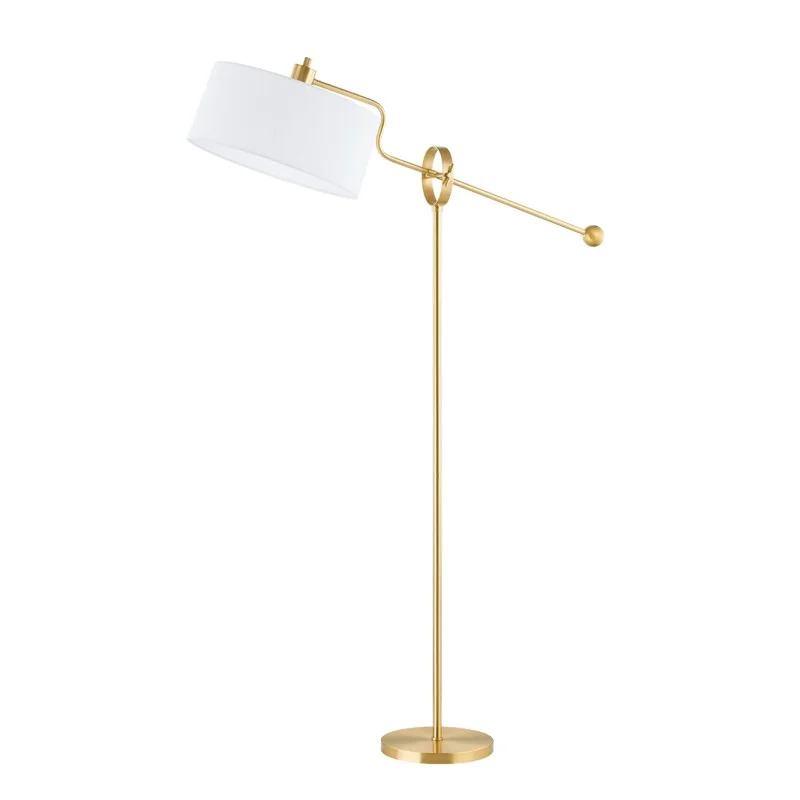 Fabric Floor Lamp with a Linen Shade for a Relaxed AestheticLibby Floor Lamp