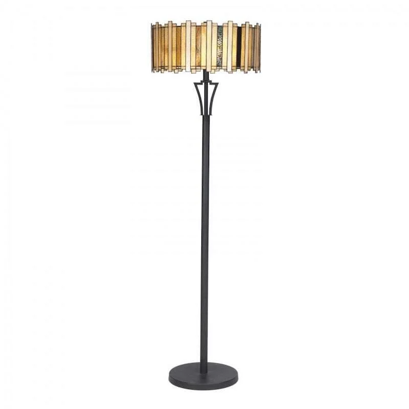 Modern Minimalist Floor Lamp for Contemporary Living RoomsOaks Lighting Morton Tiffany Floor Lamp