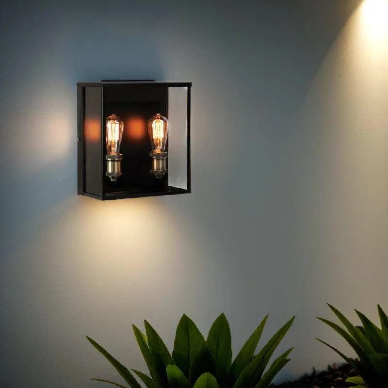 Energy - Efficient Industrial Lighting for Cost - SavingsOakland Outdoor Wall Light Hamptons Style in Black