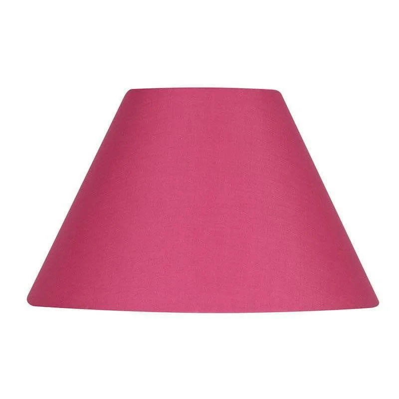 USB Charging Port Floor Lamp for Convenient Device ChargingOaks Lighting 12" Cotton Coolies Hot Pink Lamp Shade -Warehouse Clearance Stock