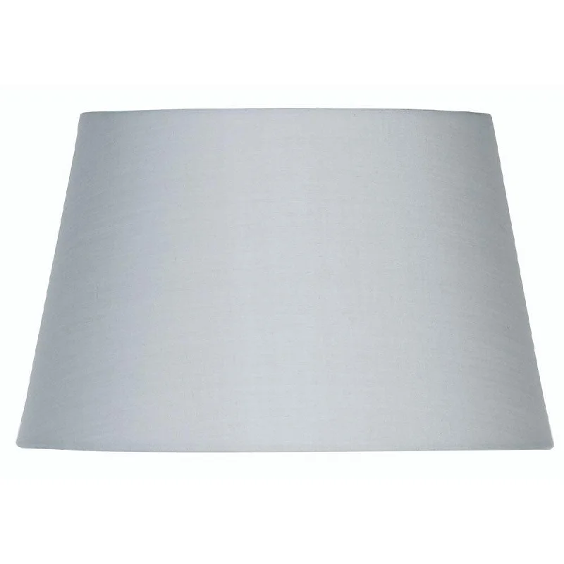 Fabric Floor Lamp with a Linen Shade for a Relaxed AestheticOaks Lighting 8" Cotton Drum Soft Grey Lamp Shade