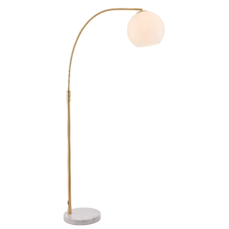 Dimmable Floor Lamp for Adjustable Lighting AmbianceOtto Modern Brass Arc Floor Lamp