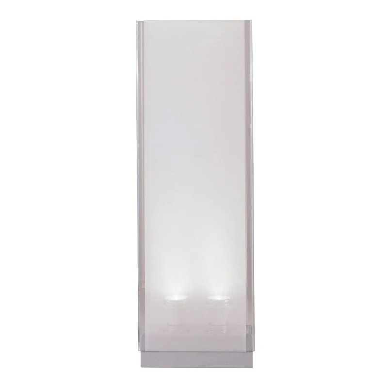 Glass Floor Lamp with Frosted Shades for Soft Diffused LightCortina Lamp