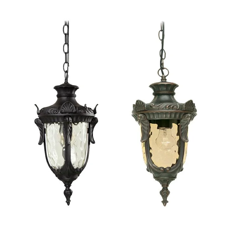 Explosion - Proof Industrial Lighting for Hazardous LocationsPhiladelphia Chain Lantern E27 IP44 in Black/Old Bronze Elstead Lighting - ELS.PH8-M