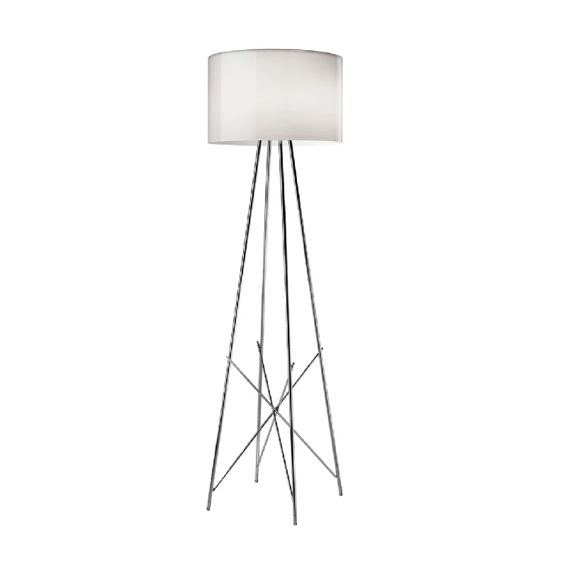 Glass Floor Lamp with Frosted Shades for Soft Diffused LightRay Floor Lamp