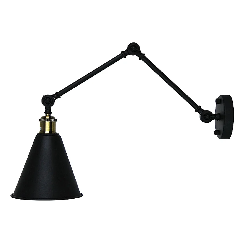 Industrial Lighting for Printing Press FacilitiesRoxbury Wall Light Wall/Ceiling Mounted Matt Black