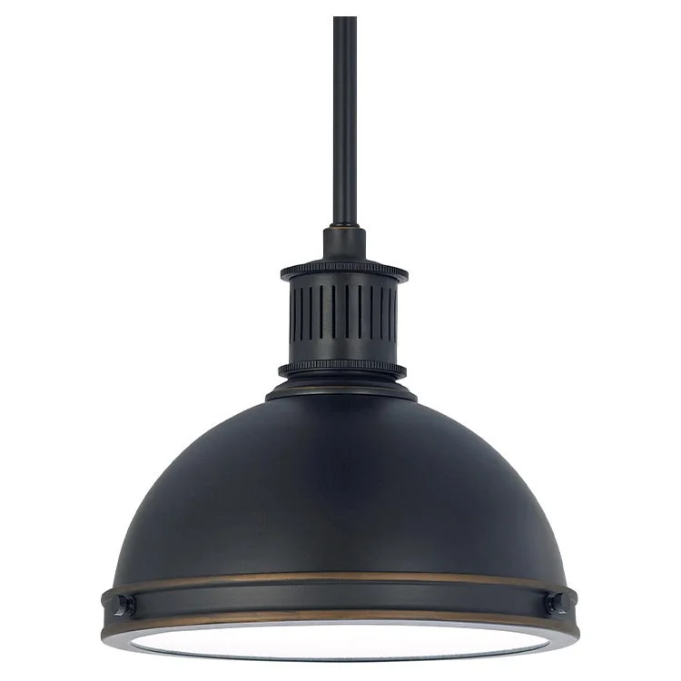 Retro Ceiling Lights Inspired by the 1950s and 1960s DesignPratt Street Metal Single-Light LED Pendant