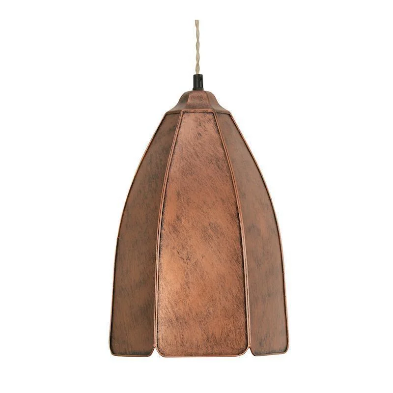 Rustic Farmhouse Style Floor Lamp for Cozy BedroomsOaks Lighting Sedna Copper Ceiling Light