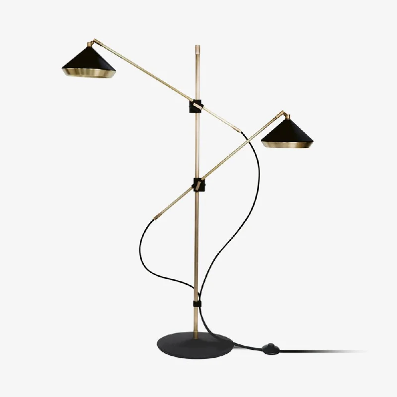 Fabric Floor Lamp with a Linen Shade for a Relaxed AestheticShear Floor Lamp