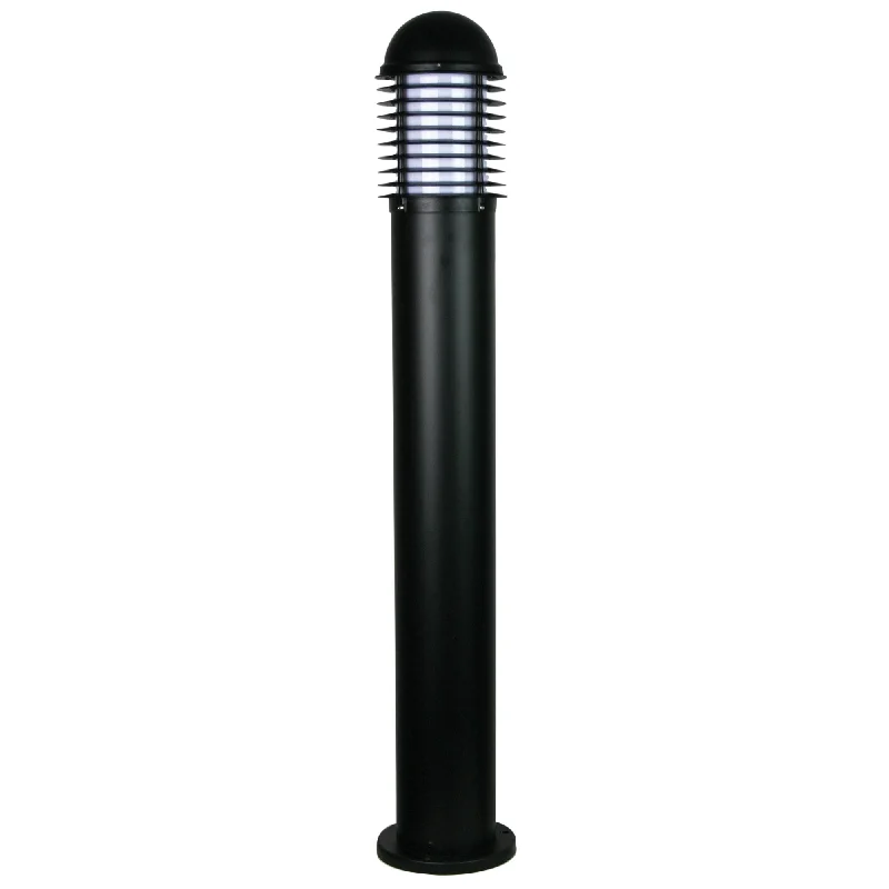 Durable Industrial Lighting for Harsh EnvironmentsVelika Bollard 1000mm SURFACE MOUNTED 240v E27 in Black - OL7156BK