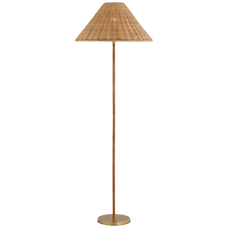 Wood Floor Lamp with Natural Grain for a Warm and Organic FeelWimberley LED Floor Lamp