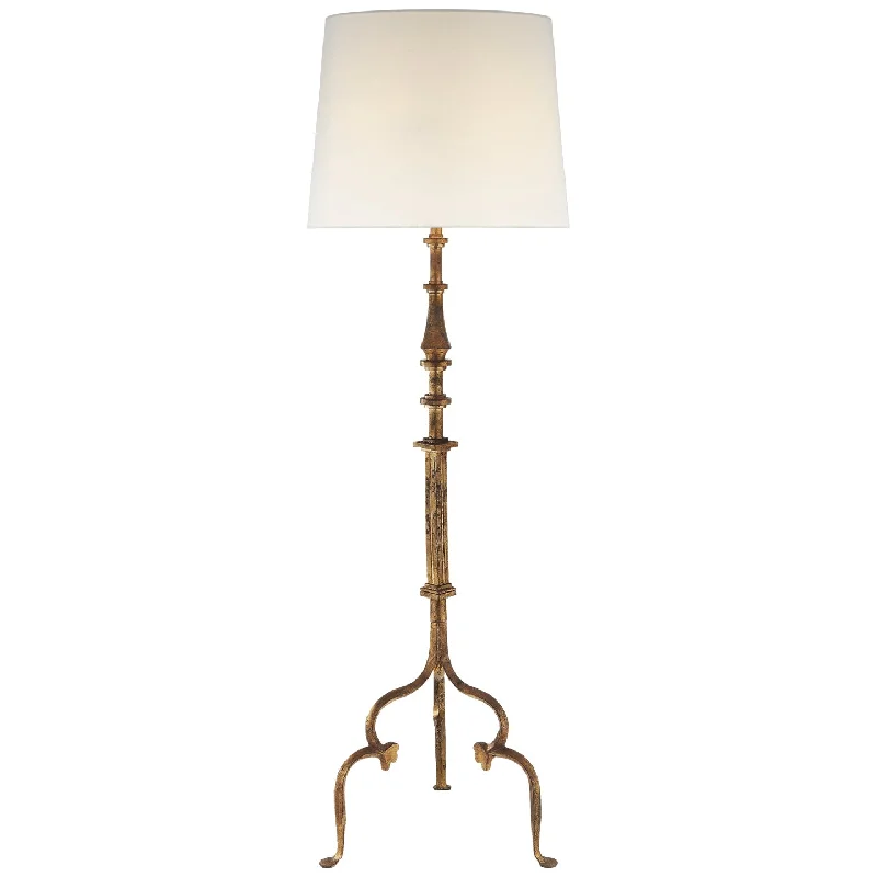 Fabric Floor Lamp with a Linen Shade for a Relaxed AestheticMadeleine Floor Lamp