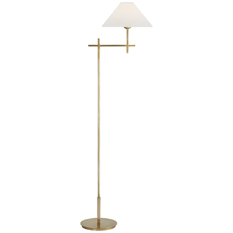 Fabric Floor Lamp with a Linen Shade for a Relaxed AestheticHackney Floor Lamp