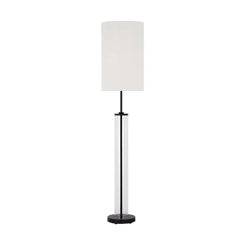 Fabric Floor Lamp with a Linen Shade for a Relaxed AestheticLeigh LED Floor Lamp