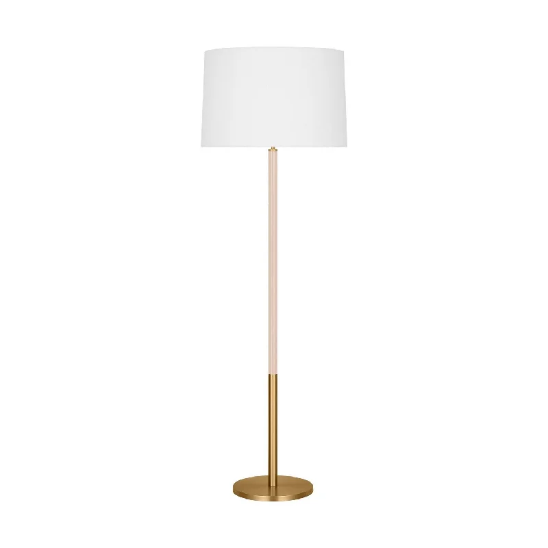 Fabric Floor Lamp with a Linen Shade for a Relaxed AestheticMonroe Floor Lamp