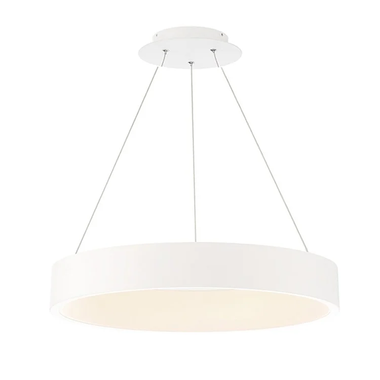 Contemporary Ceiling Lights with Unique, Abstract ShapesCorso Single-Light 32" LED Pendant 3000K