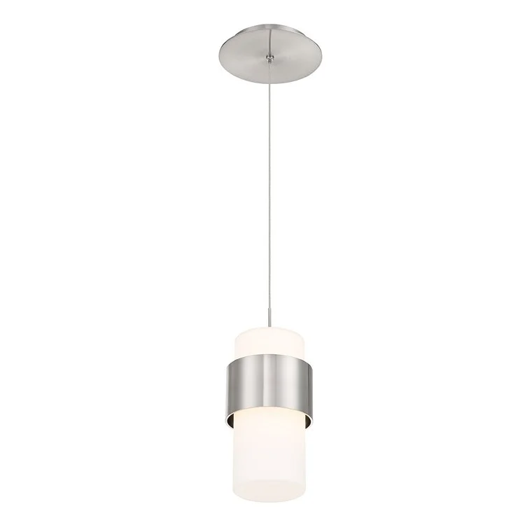 Art Nouveau Ceiling Lights with Organic, Flowing ShapesBanded Single-Light 9" LED Pendant 3000K