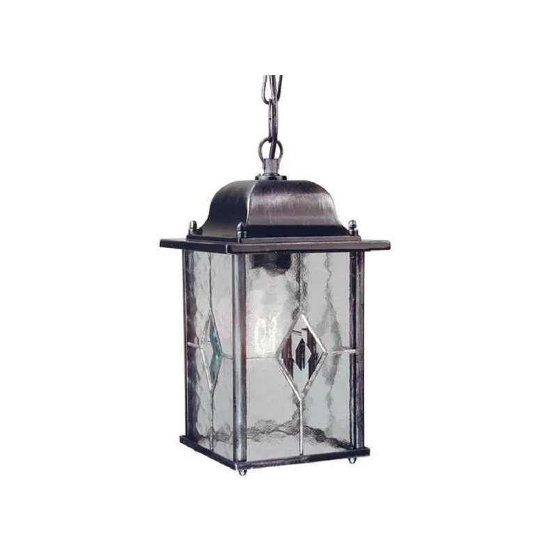 Shock - Resistant Industrial Lighting for Vibrating Machinery AreasWexford Chain Lantern in Black/Silver E27 IP43 Elstead Lighting - ELS.WX9