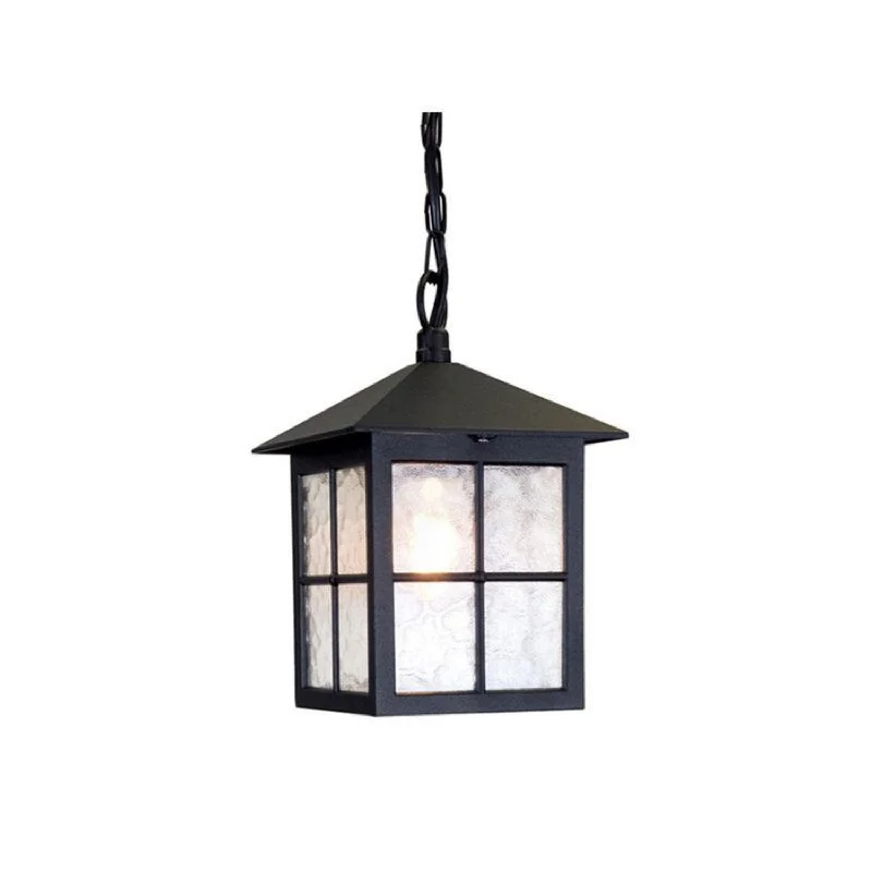 Durable Industrial Lighting for Harsh EnvironmentsWinchester Porch Chain Lantern E27 in Black Elstead Lighting - ELS.BL18B-BLACK