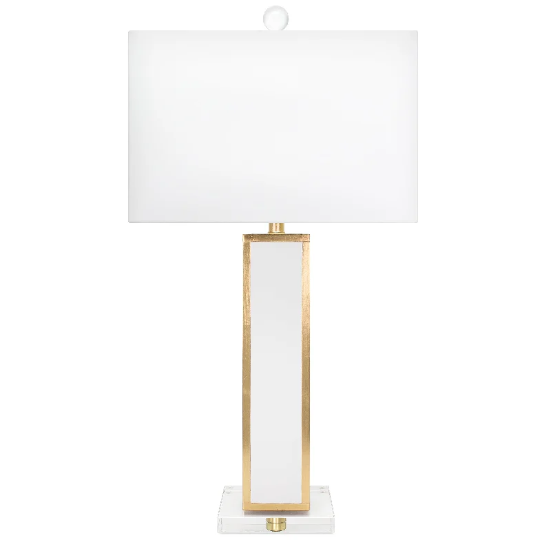 marble table lamps with a luxurious veined pattern for high end decor31.5"H White/Gold Blair Table Lamp with White Linen Shade