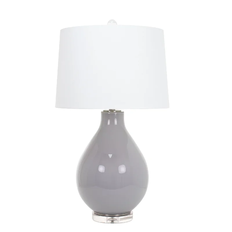 glass table lamps with a frosted surface for soft light diffusionPoppy Table Lamp