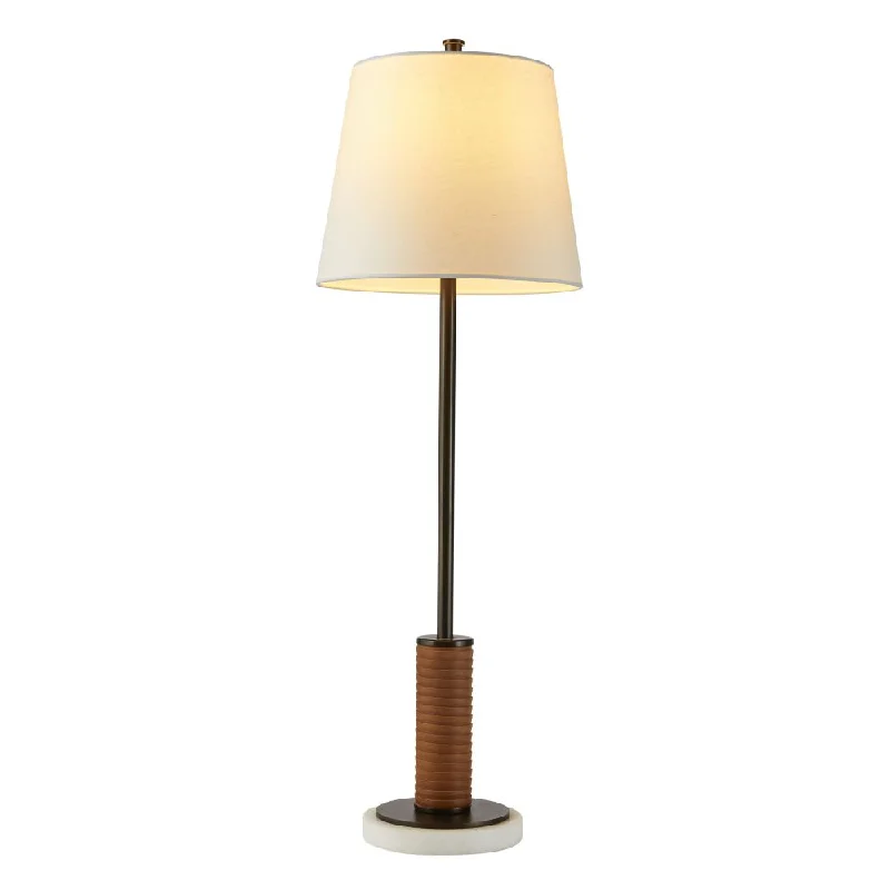 metal table lamps with a matte black finish for a sleek appearanceConway One Light Table Lamp