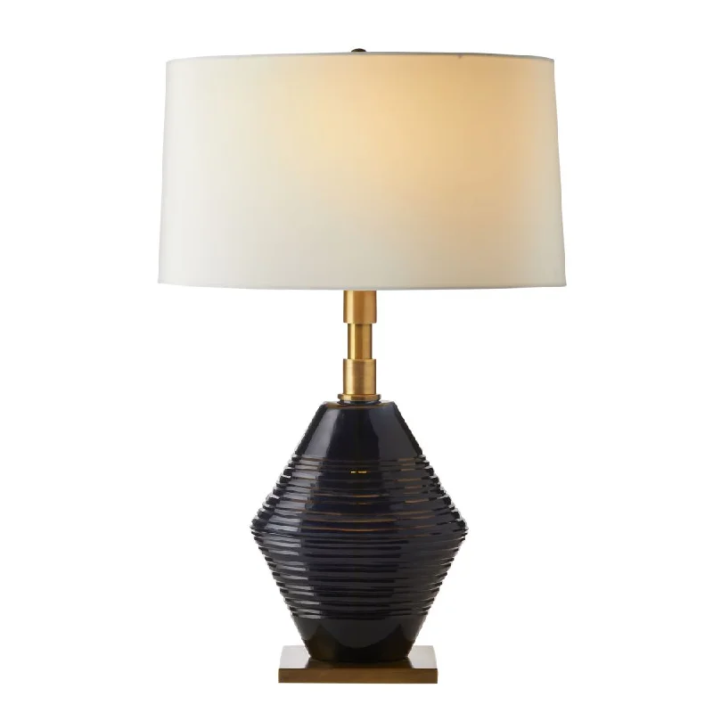 metal table lamps with a matte black finish for a sleek appearanceEstrada One Light Table Lamp