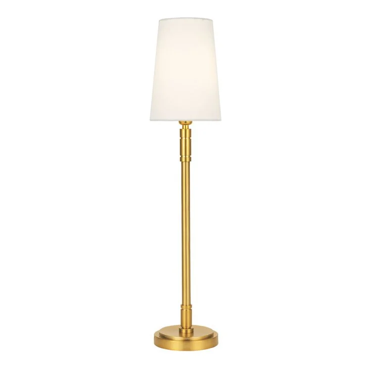 crystal table lamps with dazzling prisms for a glamorous effectBeckham Classic Single-Light Table Lamp by Thomas O'Brien