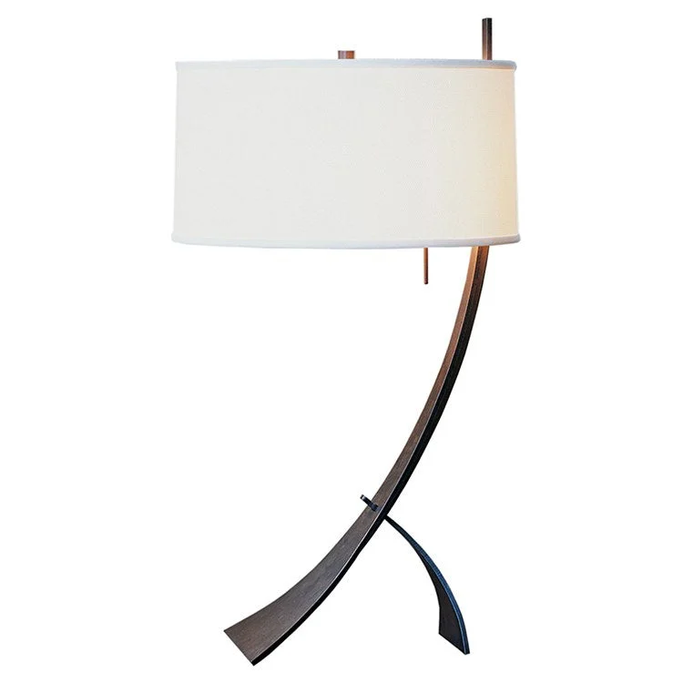 wooden table lamps with natural grain for a warm and organic feelStasis Table Lamp with Fabric Shade