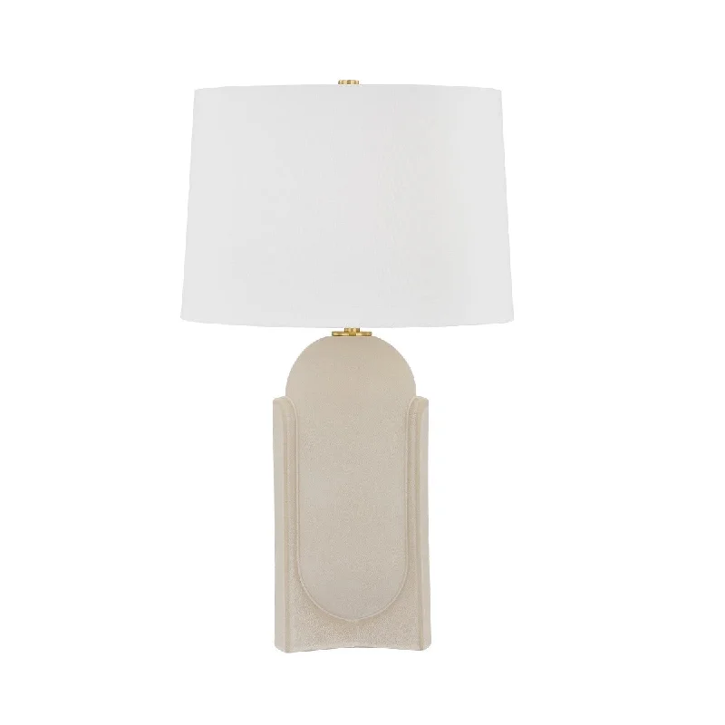 leather table lamps with a distressed texture for a rugged charmLeeston One Light Table Lamp