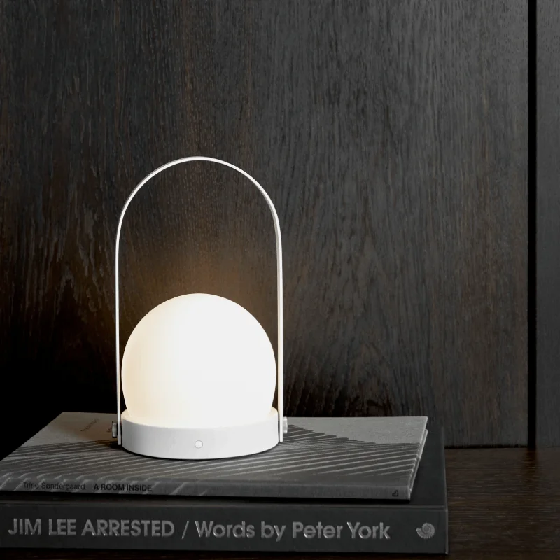 metal table lamps with a matte black finish for a sleek appearanceLightweight Metal Modern Mobile Lantern | Carrie