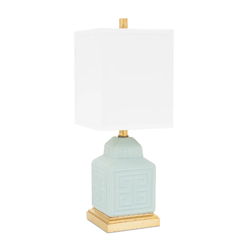 ceramic table lamps with hand painted designs for an artistic touchMenderes Accent Lamp - Atmospheric Blue