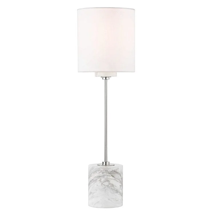 art deco table lamps with geometric shapes for a retro touchFiona Single-Light Table Lamp with Marble Base