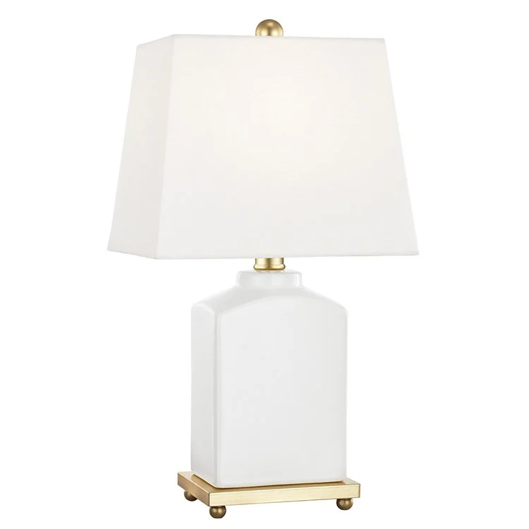 glass table lamps with a frosted surface for soft light diffusionBrynn Single-Light Table Lamp