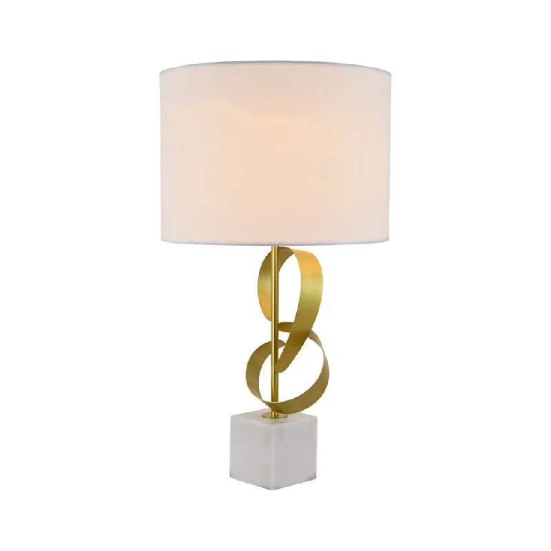 crystal table lamps with dazzling prisms for a glamorous effectMozart Marble and Gold Table Lamp