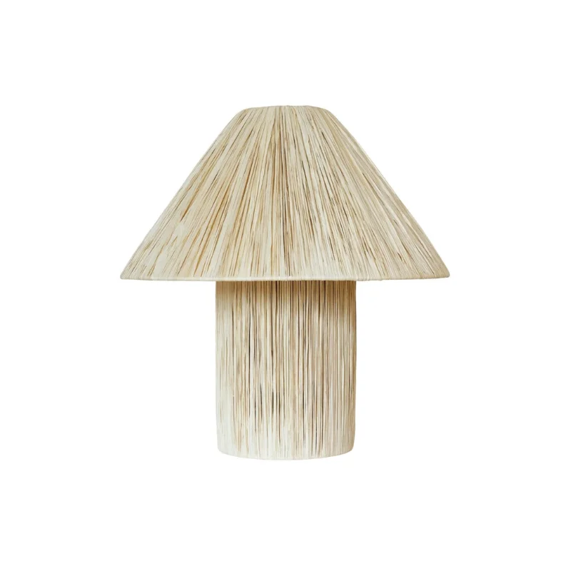 marble table lamps with a luxurious veined pattern for high end decorNatural Raffia Conical Table Lamp | Tepa