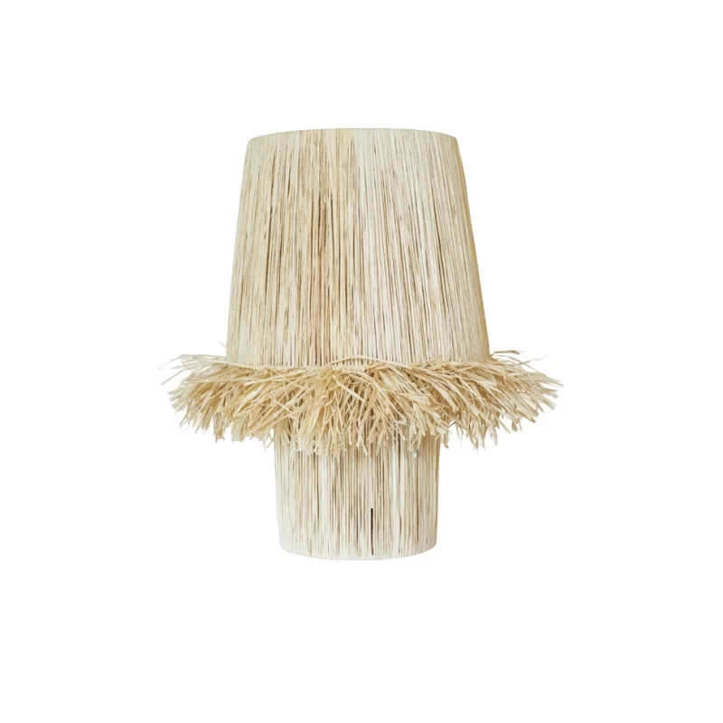 metal table lamps with a matte black finish for a sleek appearanceNatural Raffia Table Lamp | Hanoi