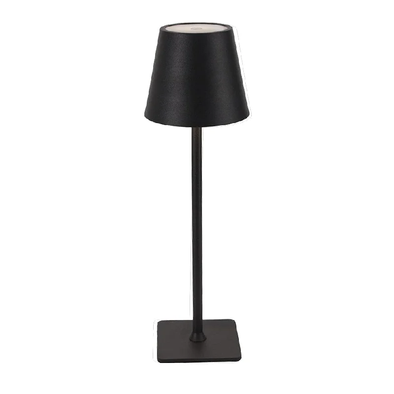 ceramic table lamps with hand painted designs for an artistic touchOslo Rechargeable LED Lamp Black | White