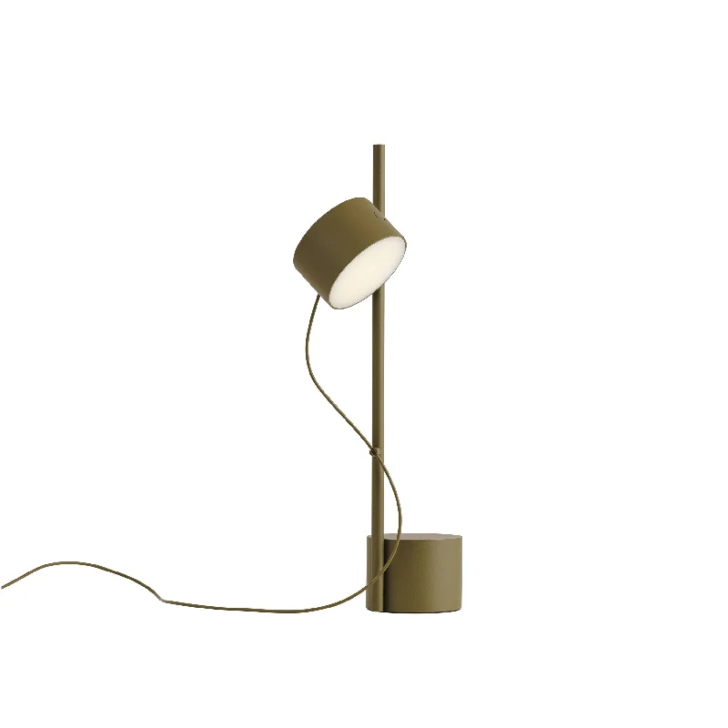 metal table lamps with a matte black finish for a sleek appearancePost Table Lamp