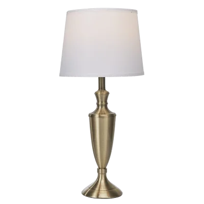 art deco table lamps with geometric shapes for a retro touchPriscilla Metal Table Lamp in Antique Brass