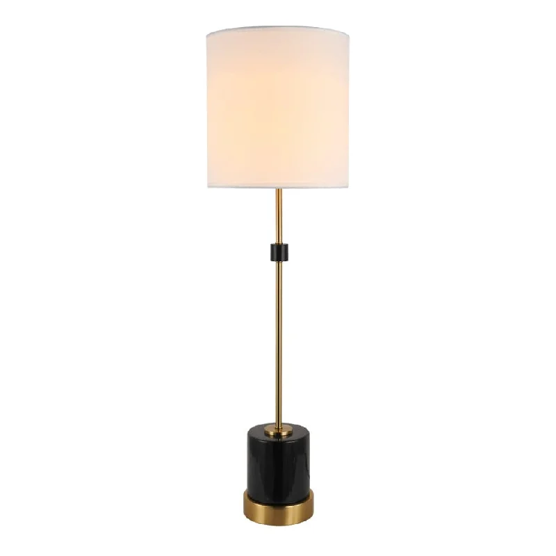 coastal style table lamps with nautical elements for beach housesTchaikovsky Marbl and Gold Table Lamp