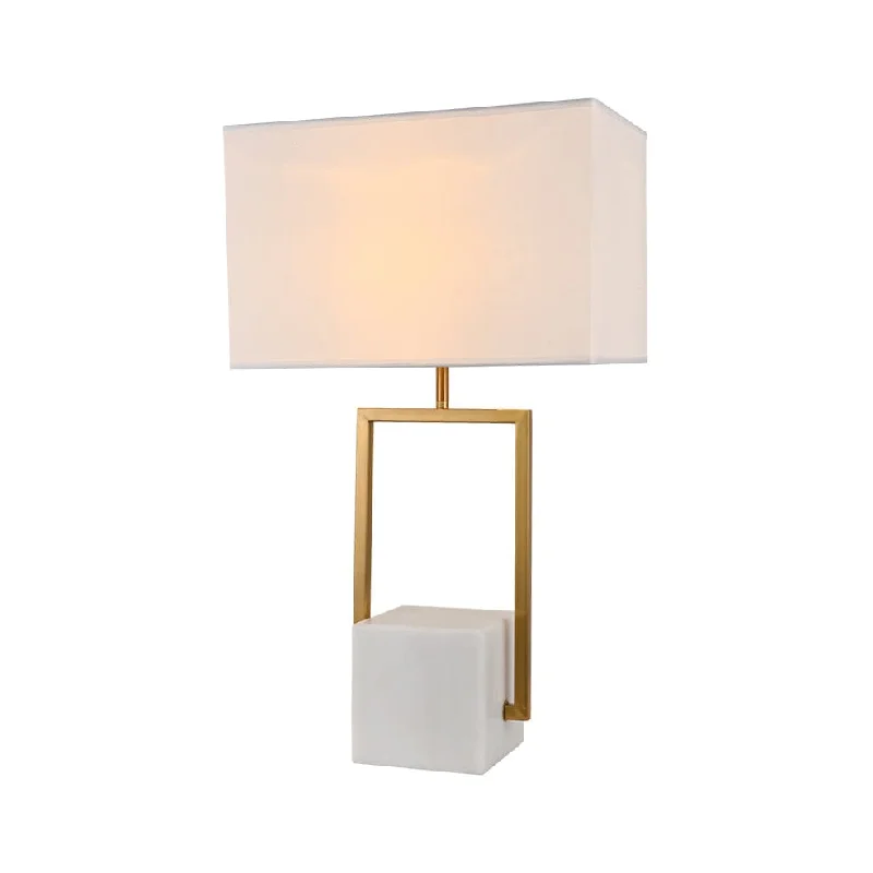 asian inspired table lamps with bamboo accents for a zen atmosphereVerdi Table Lamp Marble and Gold