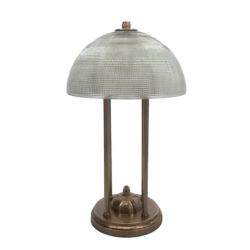 rustic farmhouse table lamps for cozy kitchensVintage Textured Glass Table Lamp