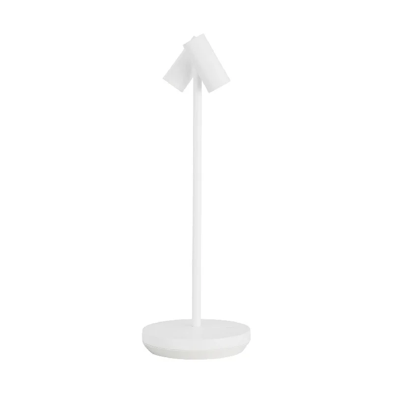 glass table lamps with a frosted surface for soft light diffusionDoppia LED Table Lamp