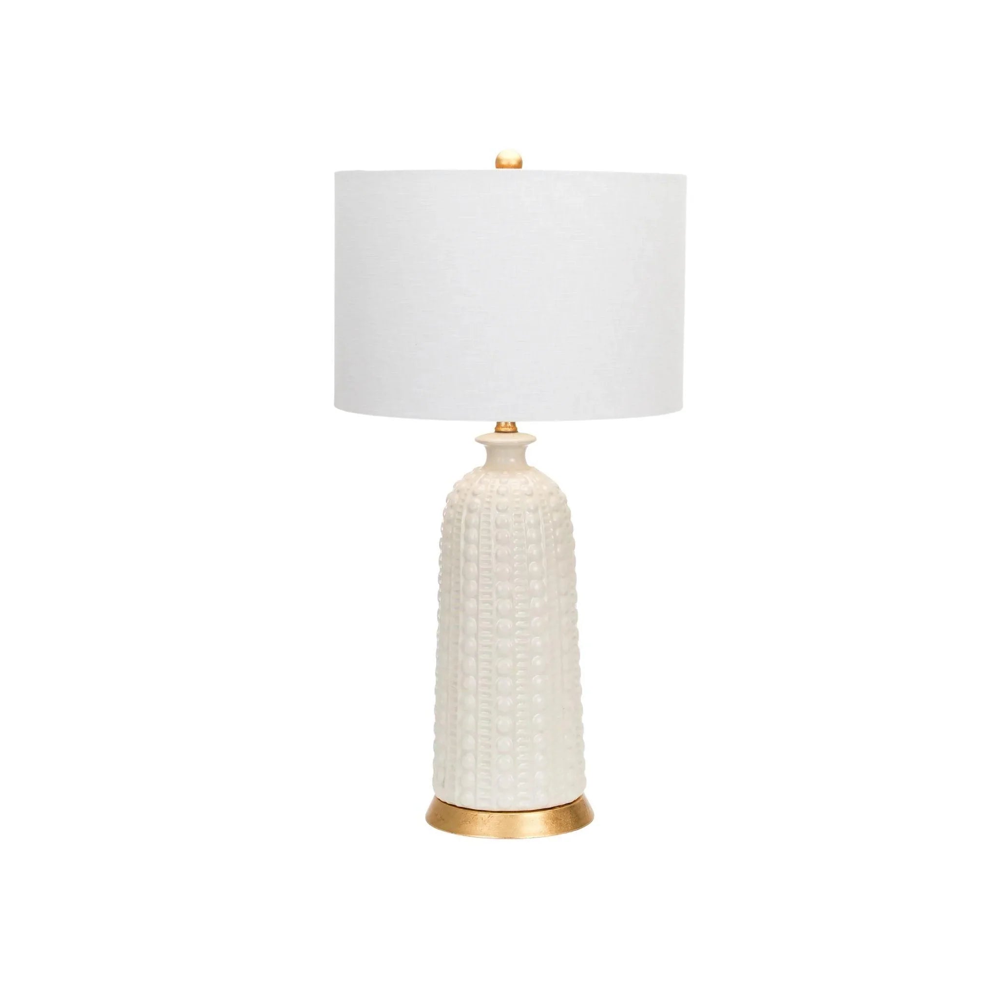 modern minimalist table lamps for contemporary living roomsWhite Glazed Ceramic Table Lamp