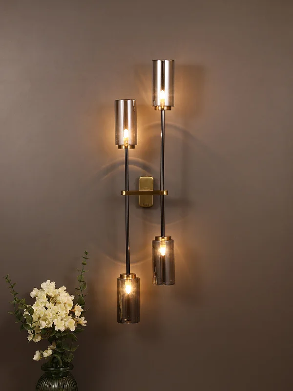 rustic farmhouse wall lamps with wooden accents for cozy bedroomsAdele Wall Light