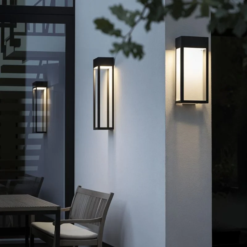 asian - inspired wall lamps with bamboo or paper shades for a zen - like Aelina Outdoor Wall Lamp