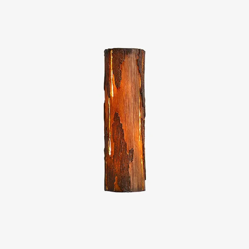 glass wall lamps with frosted glass for soft, diffused lightBroken Bark Wall Light