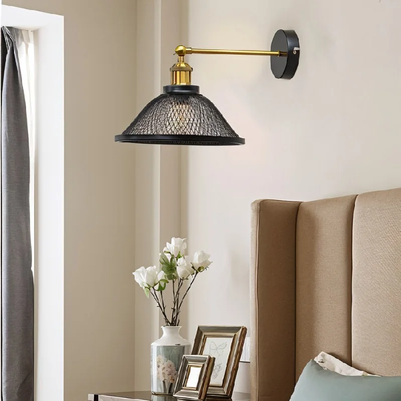 metal wall lamps with a matte black finish for a sleek and modern lookBryer Wall Lamp